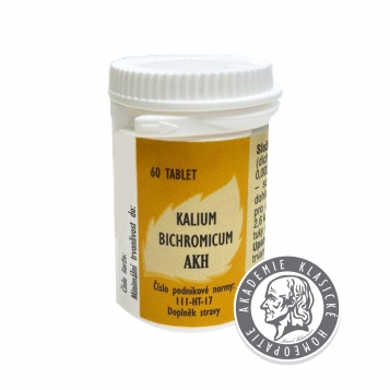 Homeopatikum týdne - Kalium bichromicum AKH