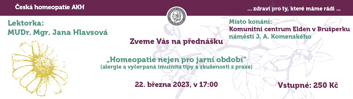 Přednáška MUDr. Mgr. Jany Hlavsové v Brušperku
