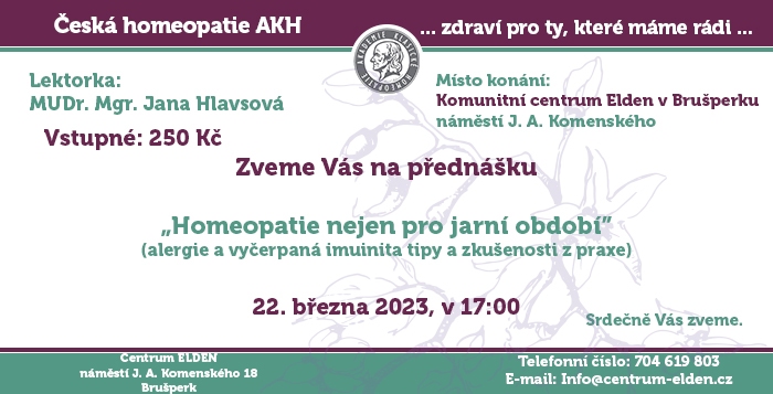 Přednáška MUDr. Mgr. Jany Hlavsové v Brušperku