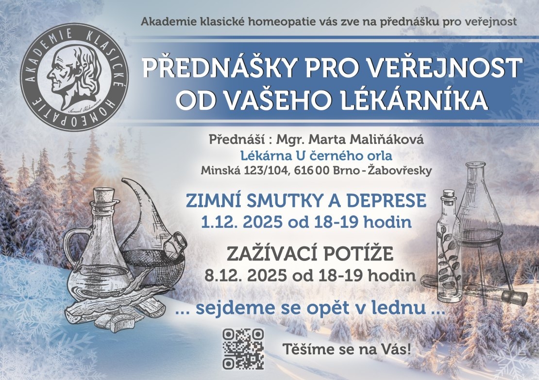 Přednášky pro veřejnost od vašeho lékárníka