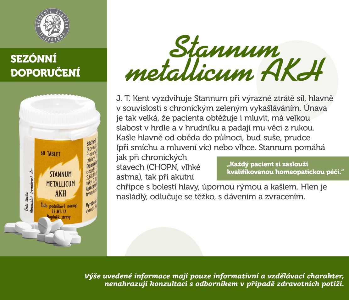 Stannum metallicum AKH